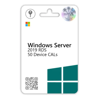 Windows Server 2019 Remote Desktop - 50 Devices CALs