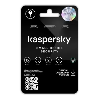 Kaspersky Small Office Security – 15 PC 15 Mobile 2 Server 1 Year