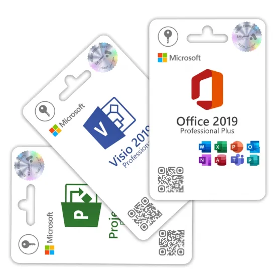Office 2019 Pro Plus + Visio 2019 + Project 2019 Office 2019 Pro Plus + Visio 2019 + Project 2019